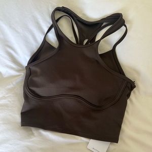 NWT Alo Espresso Airlift Sports Bra